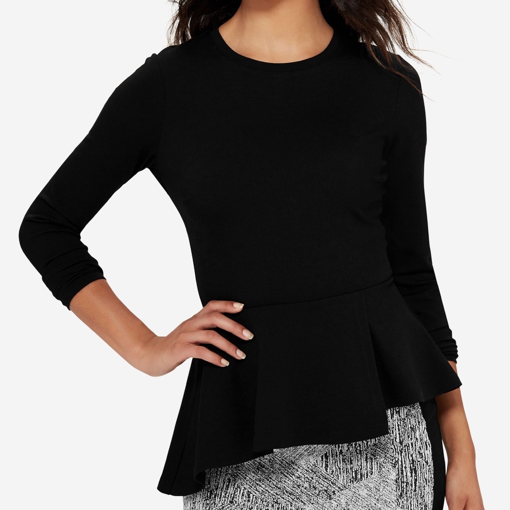 The Limited Eva Longoria Peplum Top